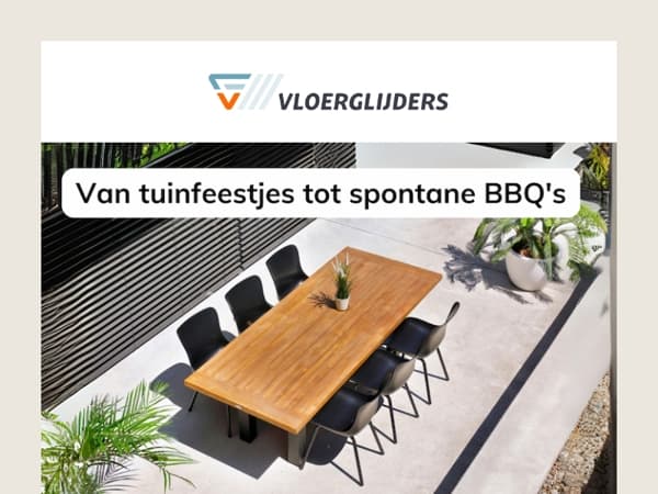 Tuinfeestjes, BBQ’s en lange zomeravonden ☀️
