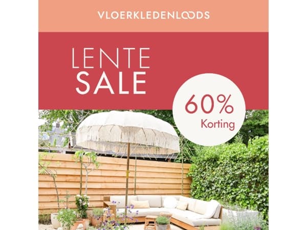 Buiten genieten? Scoor nu tot 60% korting! ☀️🛋️