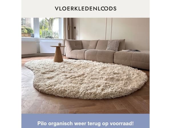 Goed nieuws: Pilo organisch is weer op voorraad!