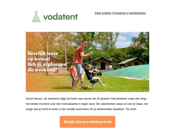 Heerlijk weer op komst! ☀️