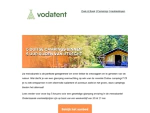 Onze top 5 Duitse campings binnen 5 uur rijden van Utrecht ⛺