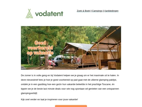 Goed voorbereid op vakantie ⛺