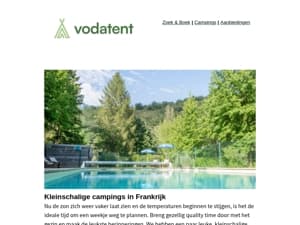 Kleinschalige campings in Frankrijk 🇫🇷