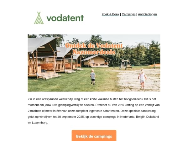 Ontdek de Vodatent nazomerdeals 🥳