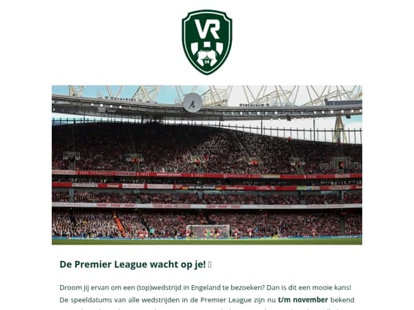 De Premier League wacht op je! Alle speeldatums t/m eind november zijn nu bekend 🗓