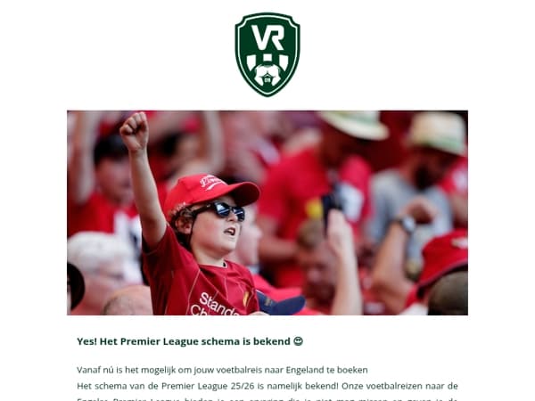 Premier League 25/26 nu online! Profiteer tijdelijk van € 50 extra vroegboekkorting 🤩