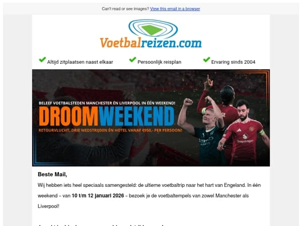 Bezoek 3 Engelse topclubs in één weekend! ⚽