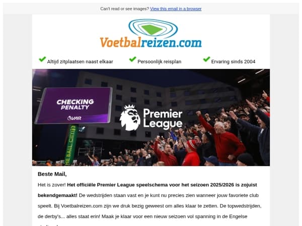 ⚽ HET PREMIER LEAGUE SPEELSCHEMA IS BEKEND!