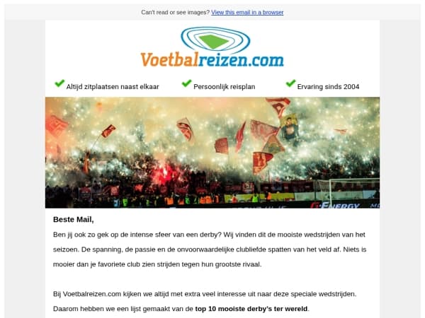 🔥 Dit zijn de top 10 mooiste voetbalderby's