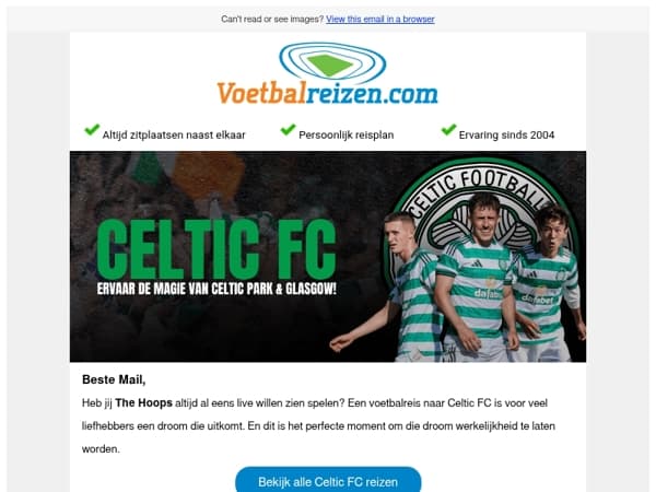 🍀 Ervaar de magie van Celtic Park & Glasgow!