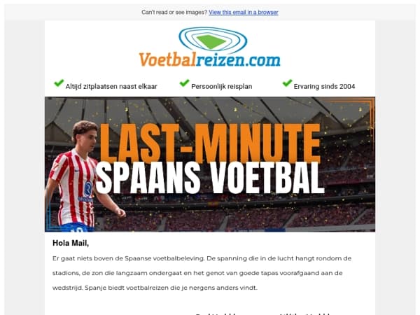 Passie, tapas en La Liga: jouw last-minute Spaanse voetbalreis begint hier