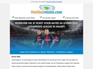 Beleef een Champions League-topper met Bayer 04 Leverkusen! ⚽🔥