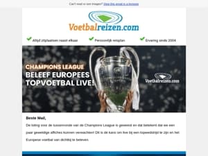 🏆 Champions League – Beleef het live!