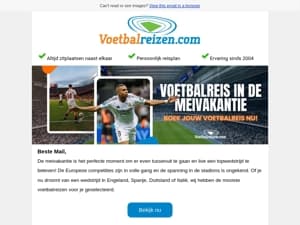 ⚽ Beleef de meivakantie in het stadion!