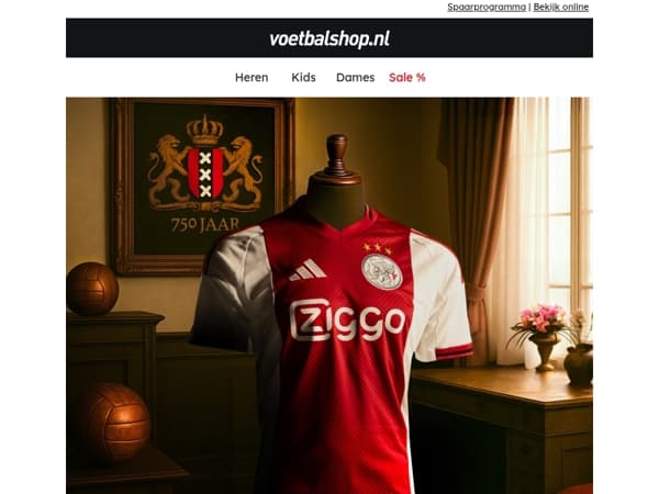 Ajax Amsterdam 25/26 thuisshirt!