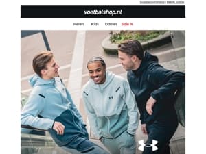 20% EXTRA korting op Under Armour!