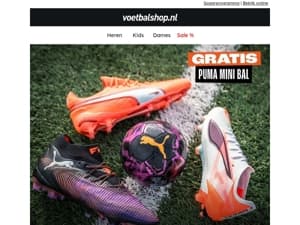 Scoor een GRATIS PUMA Mini Bal ⚽