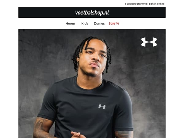 20% Extra korting op alles van Under Armour!