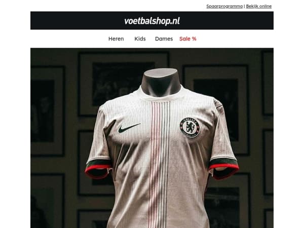 🔥 Nieuw binnen: Chelsea Away, Nike Fear Nothing Pack en meer!