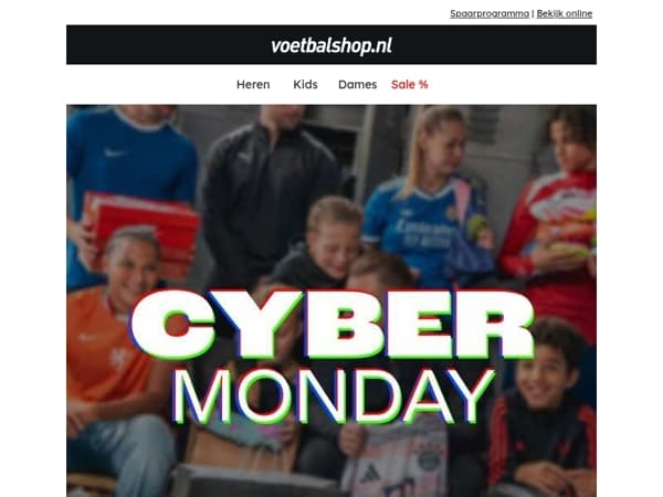 Cyber Monday | Scoor jij in de verlenging? ⏱