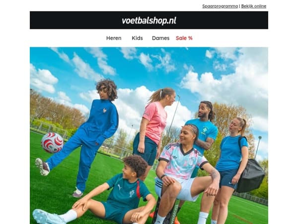 De lente is nu echt begonnen! ⚽☀️