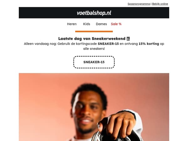 Laatste kans op 15% extra korting! 🚨