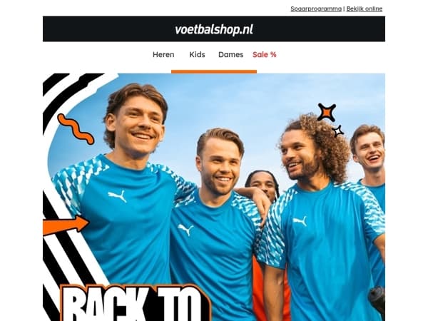 Back to Football 🔙 Stap het nieuwe seizoen in met Voetbalshop!