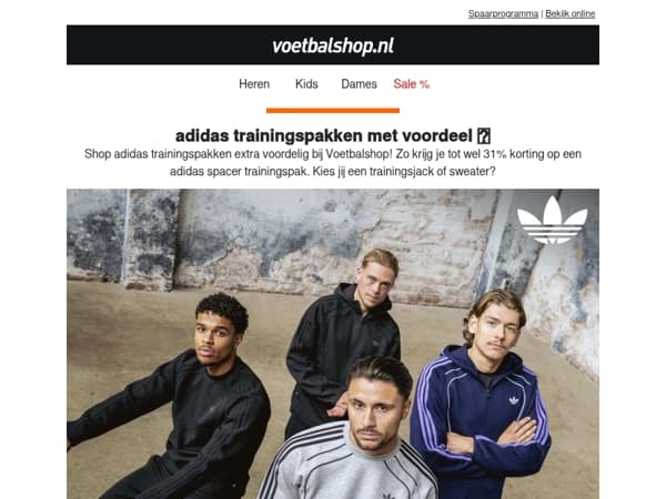 Jouw nieuwe adidas trainingspak? 👀