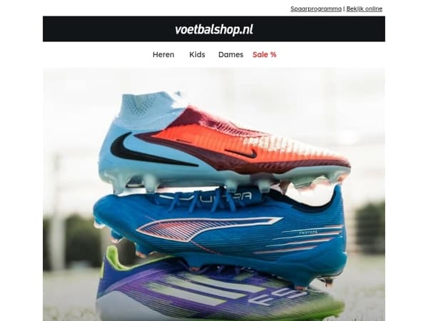 ⭐ Shop de Top 10 populairste voetbalschoenen van dit moment!