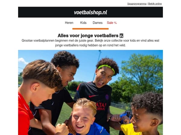 Voor de voetballers van morgen ⚽