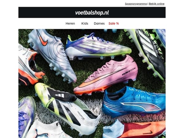 ⚽ De nieuwste voetbalschoenen wachten op jou!