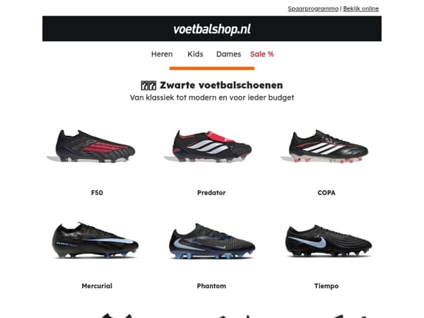 ⚽🖤 Zwarte voetbalschoenen​