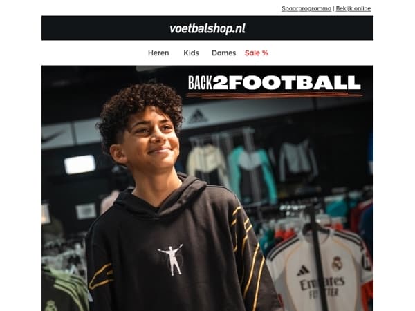 ⚽️ Start het nieuwe schooljaar én seizoen in stijl!