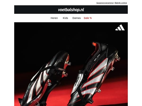 🖤 adidas Predator Obsidian Strike, nu verkrijgbaar bij Voetbalshop!