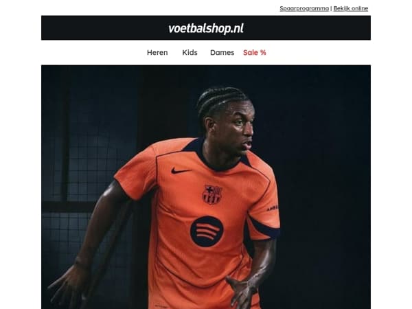 🧡🔥 FC Barcelona 3e shirt is nu verkrijgbaar!