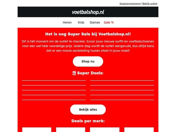 🚨 Het is nog steeds SUPER SALE! Korting tot 85%