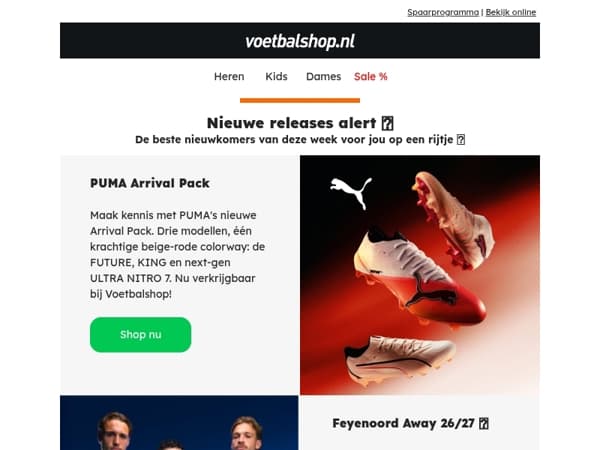 👀 Fresh drops bij Voetbalshop