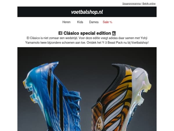Dit zijn de schoenen voor El Clásico 🐉