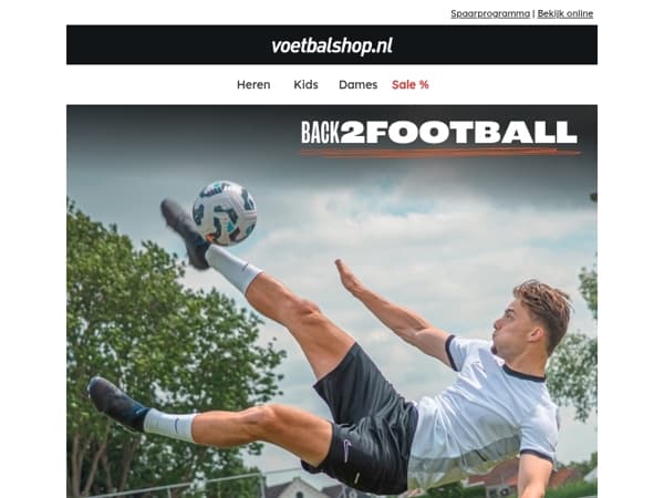 Shop de nieuwste voetbalschoenen voor het nieuwe seizoen!