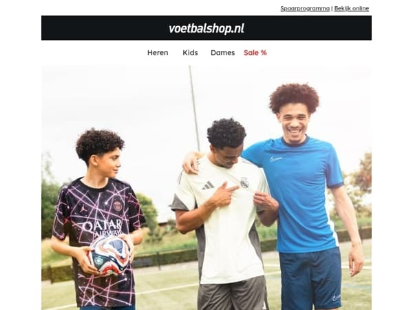 Een zomer vol voetbal begint bij Voetbalshop!