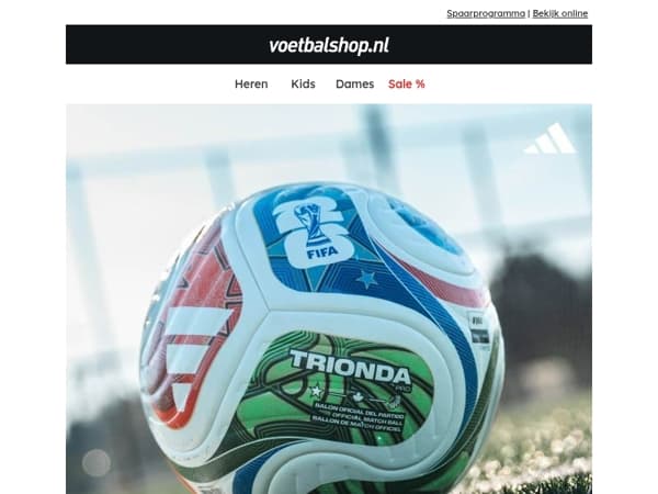 🌎 Hij is er! De officiële WK-bal