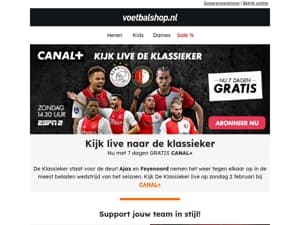 De Klassieker staat voor de deur! Wie support jij?