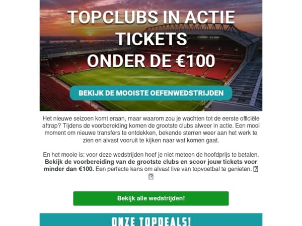🎟️ Zie de sterren van het nieuwe seizoen voor minder dan €100
