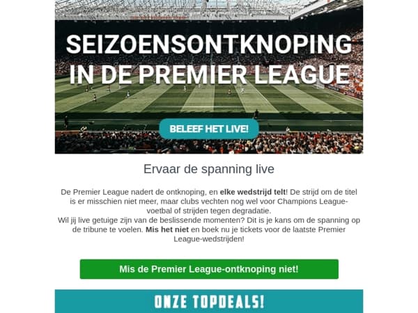 Alles staat op het spel! De laatste Premier League-wedstrijden⚽