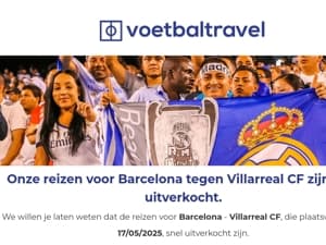 Barcelona tegen Villarreal CF verkoopt snel!