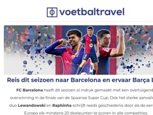 Reis dit seizoen naar Barcelona en ervaar Barça Live ⚽️