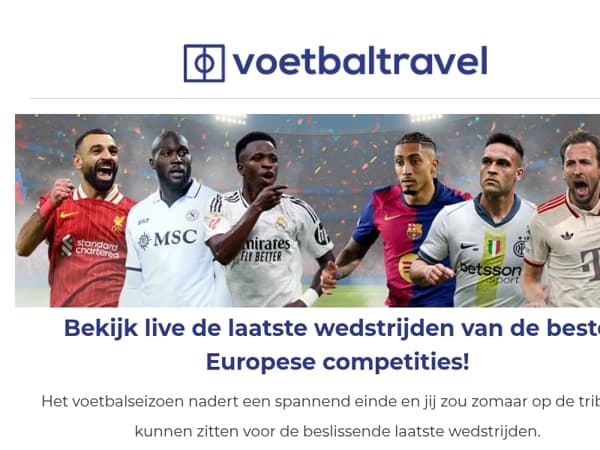 Bekijk live de laatste wedstrijden van de beste Europese competities🔥