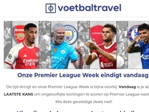 Laatste fluitsignaal! Premier League-week eindigt vandaag.
