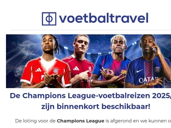 🏆De Champions League is terug!
