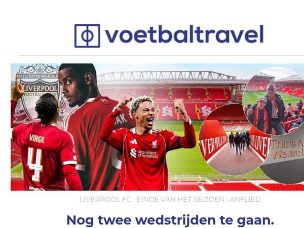 🔴 De laatste twee thuiswedstrijden van Liverpool dit seizoen